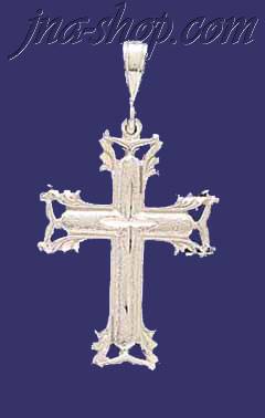 Sterling Silver DC Cross Charm Pendant - Click Image to Close