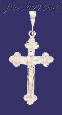 Sterling Silver DC Cross Crucifix Charm Pendant - Click Image to Close