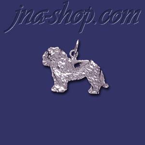 Sterling Silver Cocker Spaniel Dog Animal Charm Pendant - Click Image to Close