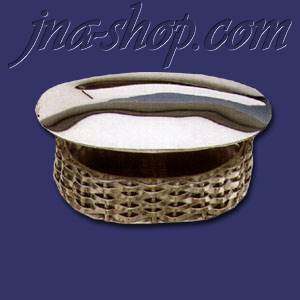 Sterling Silver Oval Pill Box - Click Image to Close