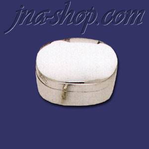 Sterling Silver Oval Pill Box - Click Image to Close