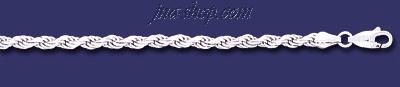 Sterling Silver 24" Rope Chain 3.5mm - Click Image to Close