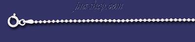 Sterling Silver 18" Ball Bead Chain 1.8mm - Click Image to Close