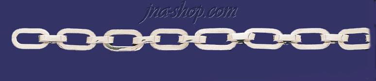 Sterling Silver 9" Cable Handmade Bracelet 8mm - Click Image to Close