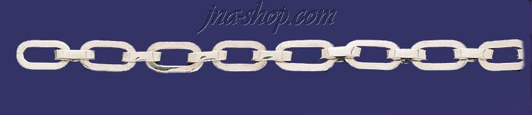 Sterling Silver 8" Cable Handmade Bracelet 8mm - Click Image to Close