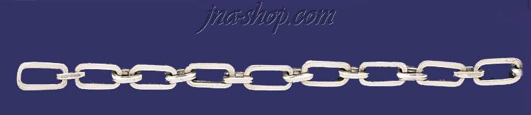 Sterling Silver 9" Cable Handmade Bracelet 7mm - Click Image to Close