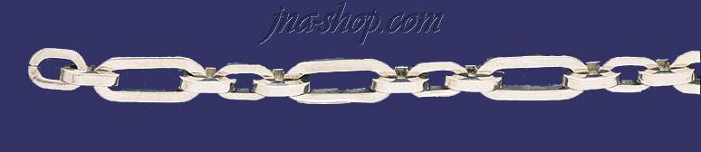 Sterling Silver 9" Cable Handmade Bracelet 9mm - Click Image to Close