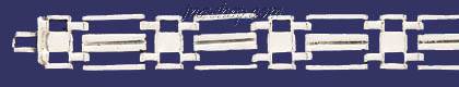 Sterling Silver 8" Handmade Bracelet 14mm - Click Image to Close