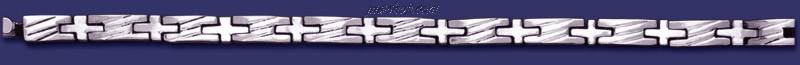 Sterling Silver 8" Handmade Bracelet 7mm - Click Image to Close