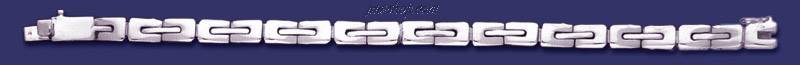 Sterling Silver 8" Handmade Bracelet 6mm - Click Image to Close