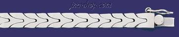 Sterling Silver 8" Handmade Bracelet 10mm - Click Image to Close