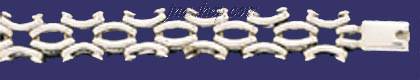 Sterling Silver 9" Handmade Bracelet 14mm - Click Image to Close