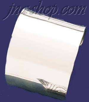 Sterling Silver Cuff Bangle 65mm - Click Image to Close