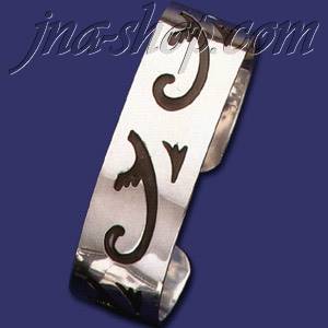 Sterling Silver Celtic Cuff Bangle 20mm - Click Image to Close