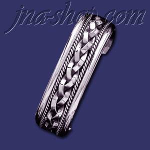 Sterling Silver Cuff Bangle 20mm - Click Image to Close