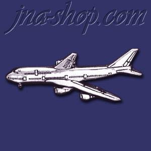 Sterling Silver Airplane Brooch Pin - Click Image to Close