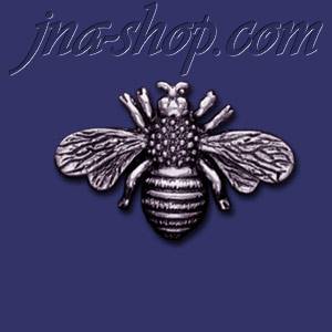 Sterling Silver Bee Brooch Pin - Click Image to Close