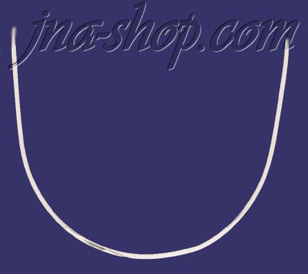 Sterling Silver 16" Choker Necklace 3mm - Click Image to Close