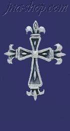 Sterling Silver Cross Charm Pendant - Click Image to Close