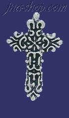 Sterling Silver Cross Charm Pendant - Click Image to Close