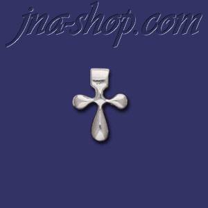 Sterling Silver Cross Charm Pendant - Click Image to Close