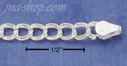 Sterling Silver 7" 060 CHARM LINK BRACELET (~4MM) - Click Image to Close