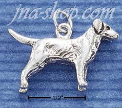 Sterling Silver 3D LABRADOR RETRIEVER DOG CHARM - Click Image to Close