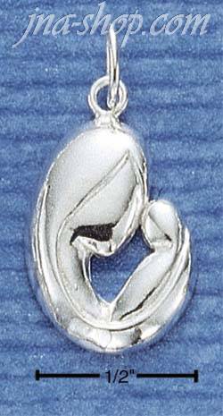 Sterling Silver PARENT W/ CHILD CHARM - Click Image to Close