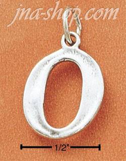 Sterling Silver NUMBER "0" CHARM - Click Image to Close