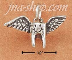 Sterling Silver TOOTH FAIRY CHARM - Click Image to Close