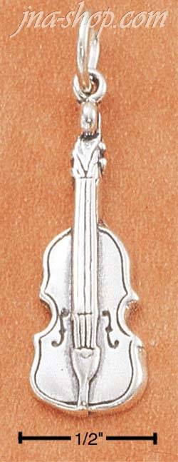 Sterling Silver CELLO CHARM - Click Image to Close