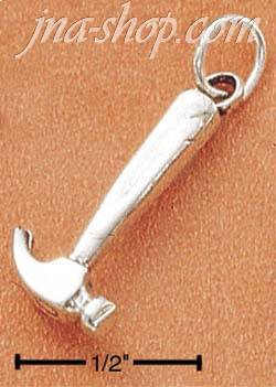 Sterling Silver HAMMER CHARM - Click Image to Close