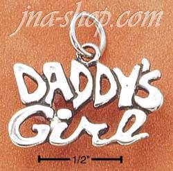 Sterling Silver "DADDY'S GIRL" CHARM - Click Image to Close