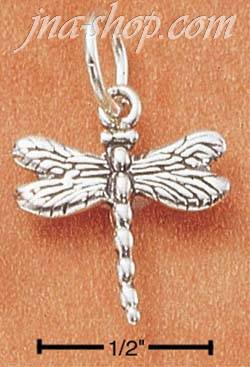 Sterling Silver SMALL DRAGONFLY CHARM - Click Image to Close