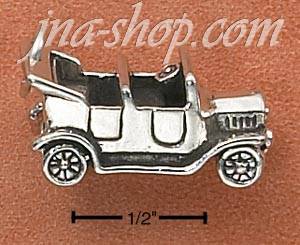 Sterling Silver OLD FASHIONED CAR - Click Image to Close