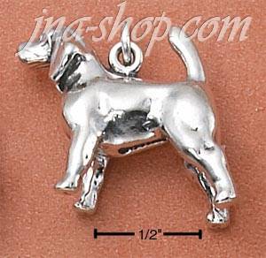 Sterling Silver 3-D BEAGLE CHARM - Click Image to Close
