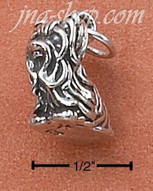 Sterling Silver 3-D YORKIE DOG CHARM - Click Image to Close