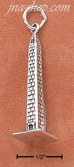 Sterling Silver WASHINGTON MONUMENT CHARM - Click Image to Close