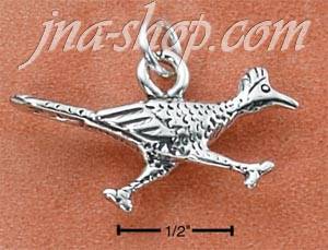 Sterling Silver ROADRUNNER CHARM - Click Image to Close