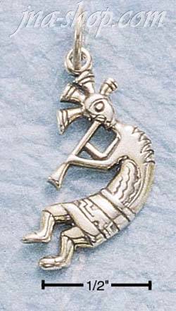 Sterling Silver KOKOPELLI CHARM - Click Image to Close