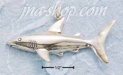 Sterling Silver SHARK CHARM - Click Image to Close