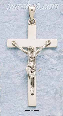 Sterling Silver 3" EXTRA LARGE CRUCIFIX - Click Image to Close
