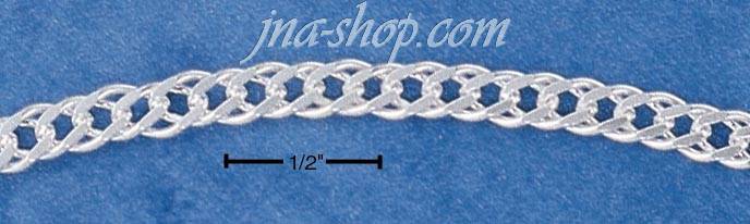 20" Sterling Silver 080 ROMBO CHAIN (4MM) - Click Image to Close