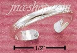 Sterling Silver HP 3MM SINGLE TOE RING - Click Image to Close