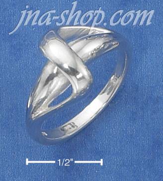 Sterling Silver HIGH POLISH SIGMOID RING - Click Image to Close
