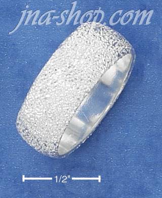 Sterling Silver 8MM STARDUST BAND (6-10) - Click Image to Close