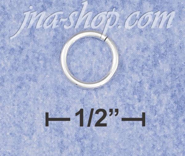 Sterling Silver ROUND JUMP RINGS .036" X 7.7MM (25 PIECES) - Click Image to Close