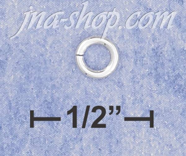 Sterling Silver ROUND JUMP RINGS 4.5MM (25 PIECES) - Click Image to Close