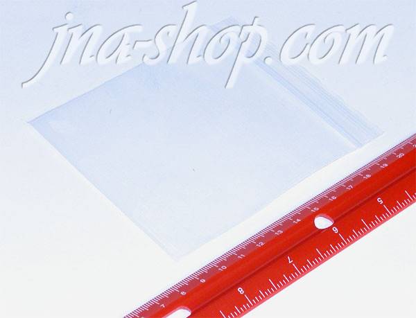 ONE ROLL OF 4" X 4" POLY ZIP LOCK BAGS (100 PIECES) - Click Image to Close