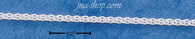 24" Sterling Silver 040 WHEAT CHAIN (1.5MM) - Click Image to Close